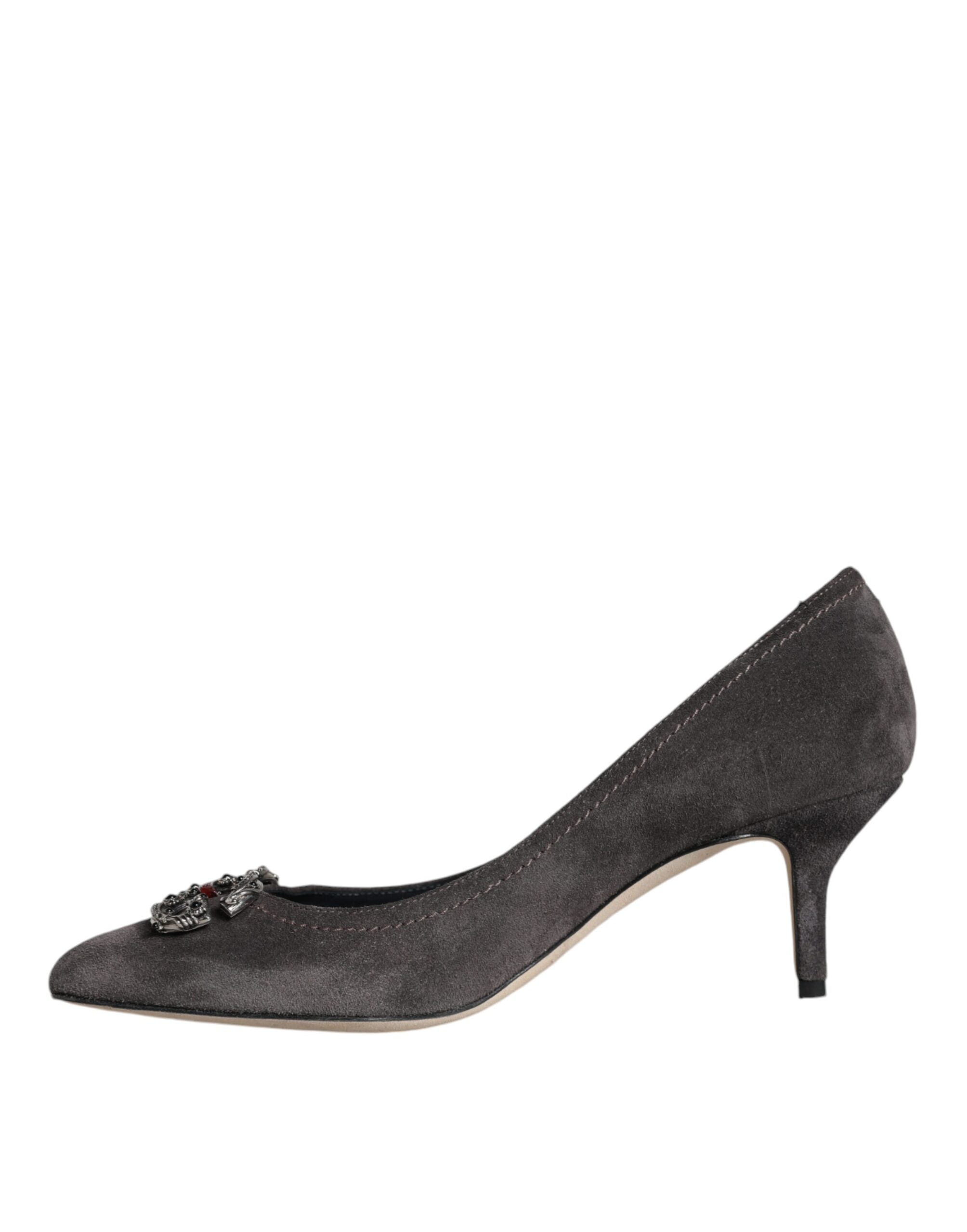 Grå Amore Mocka Bellucci Klackskor Pumps