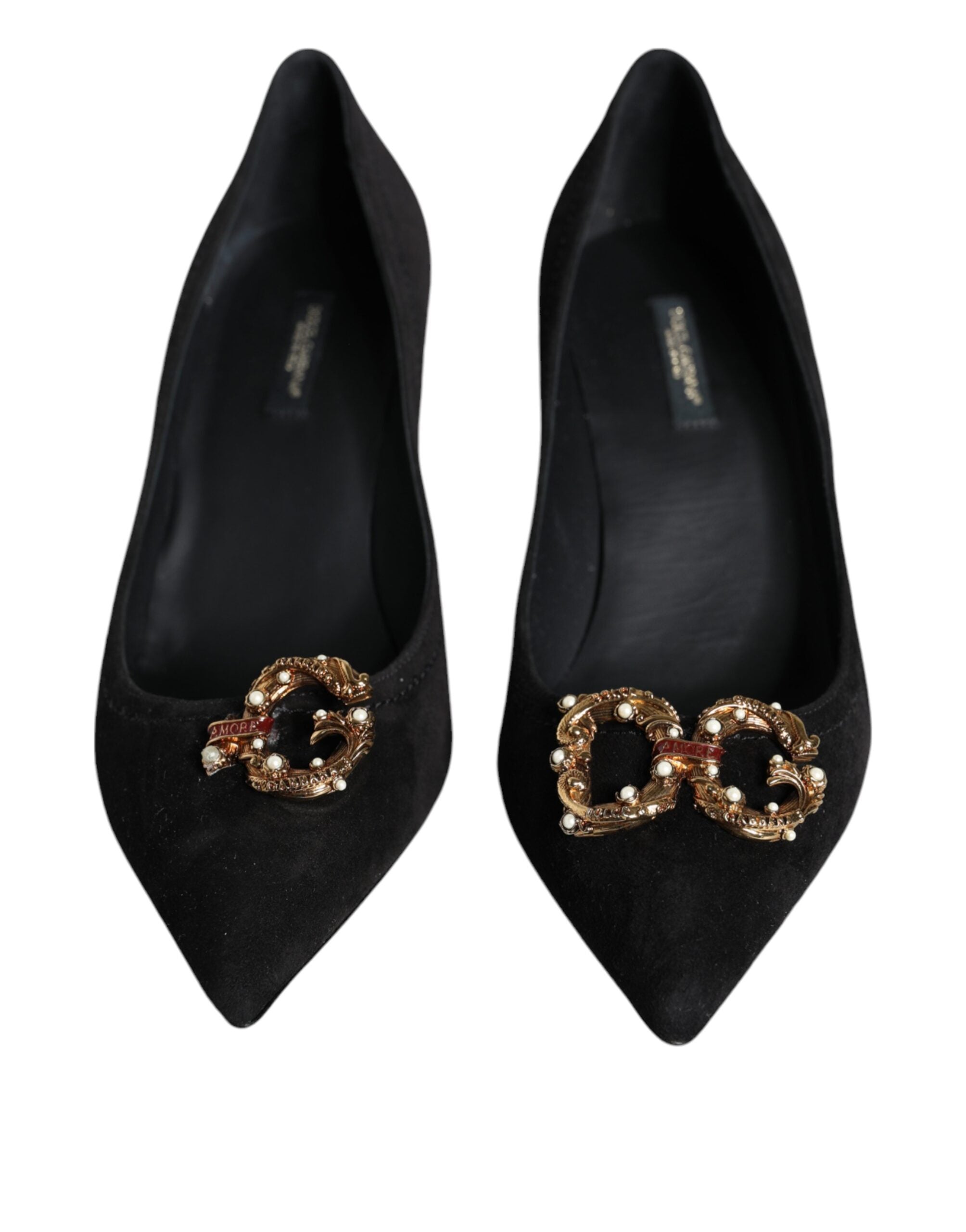 Svarta Amore Mocka Bellucci Klackskor Pumps