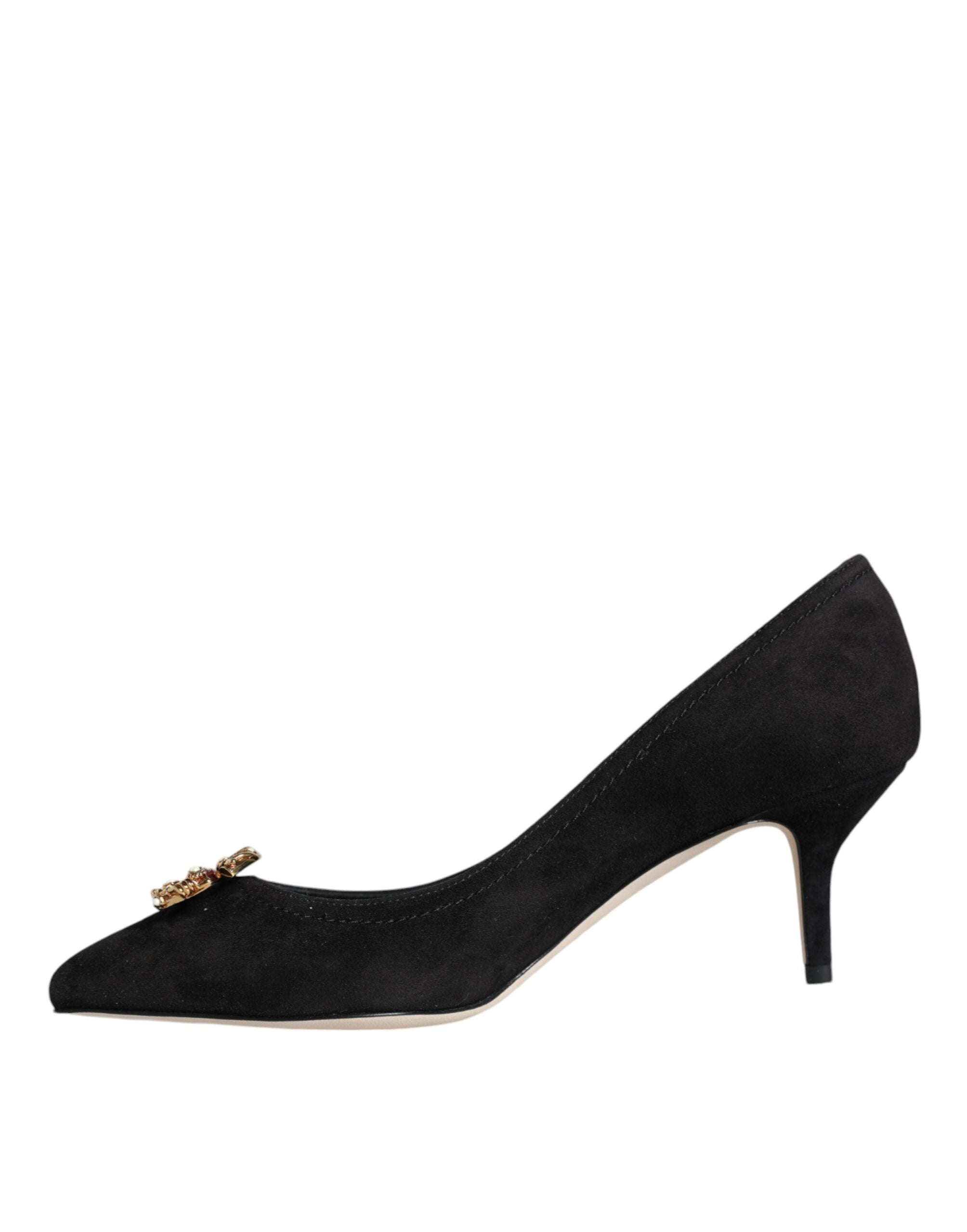 Svarta Amore Mocka Bellucci Klackskor Pumps