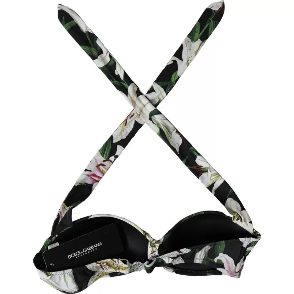 Black Lily Halter Badkläder Strandkläder Bikiniöverdel