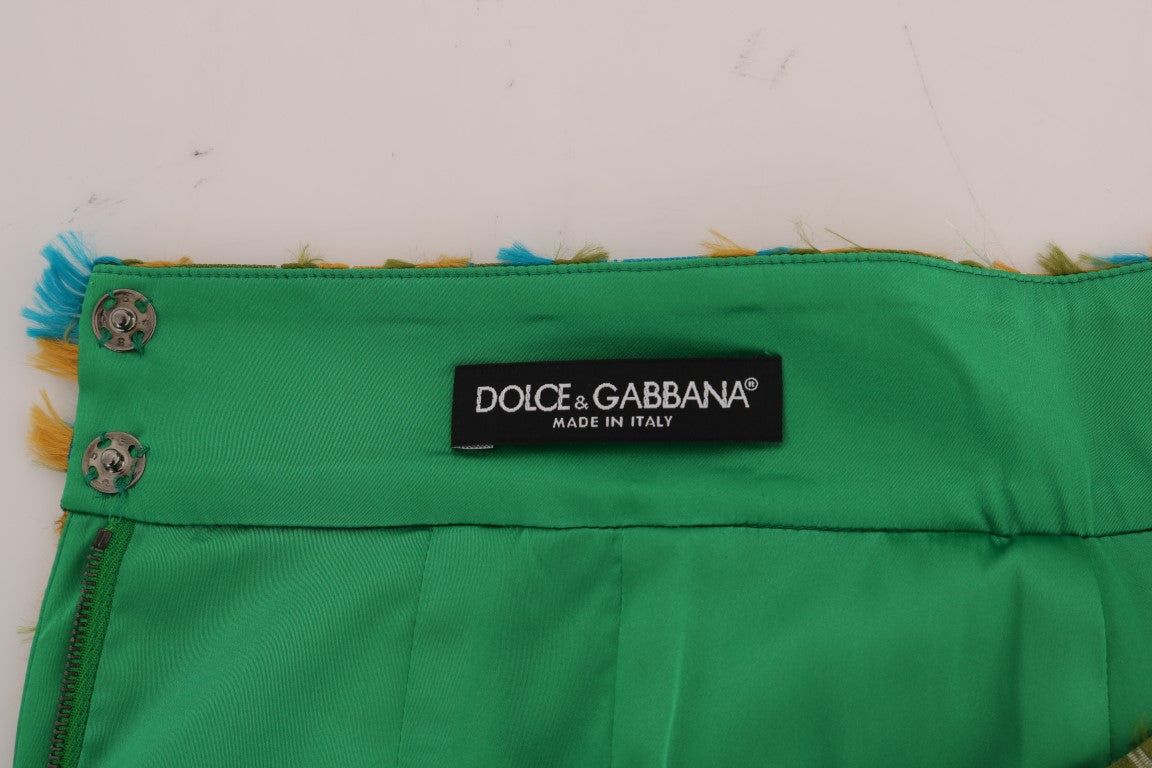 Flerfärgad Jacquard Rak Pennkjol