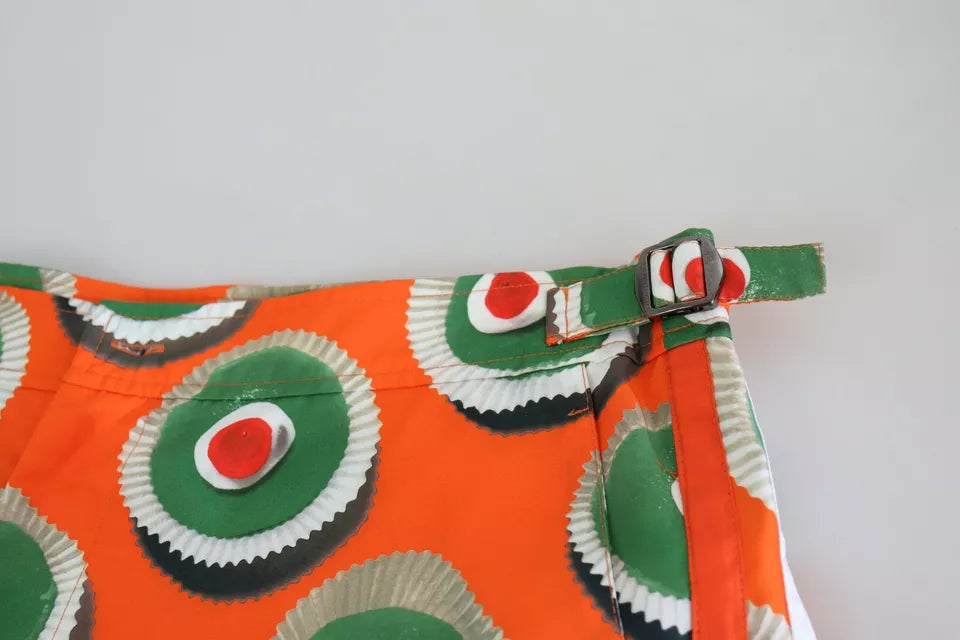 Orange Cupcake Beachwear Shorts Badkläder
