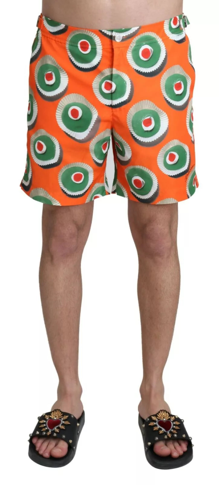Orange Cupcake Beachwear Shorts Badkläder