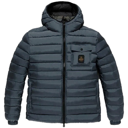 Refrigiwear blå nylonjakke for menn