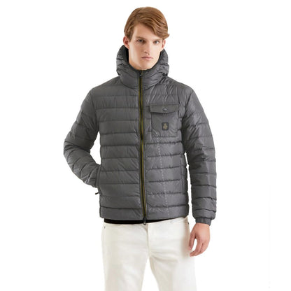 Refrigiwear grå nylonjacka för män