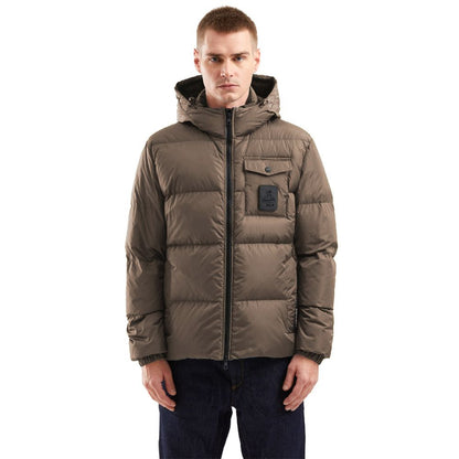 Refrigiwear brun nylonjakke for menn