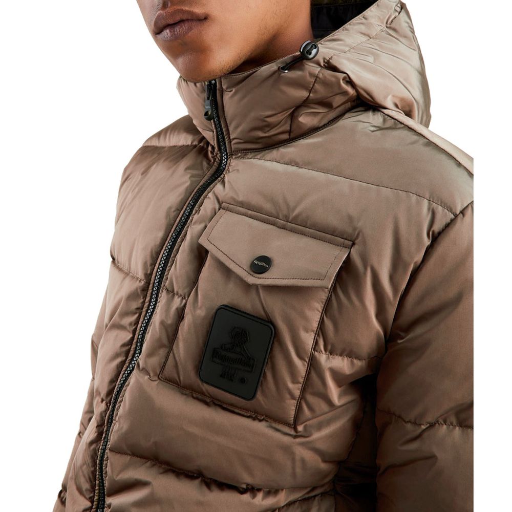 Refrigiwear brun nylonjakke for menn
