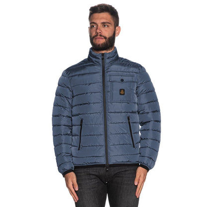 Refrigiwear blå nylonjakke for menn