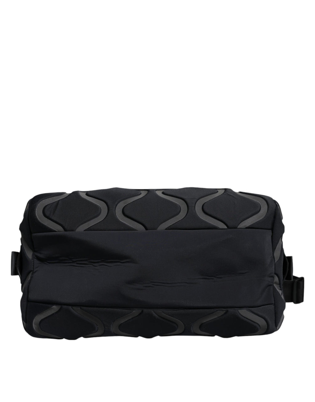 Svart neopren logotyp sport gym duffel axelväska