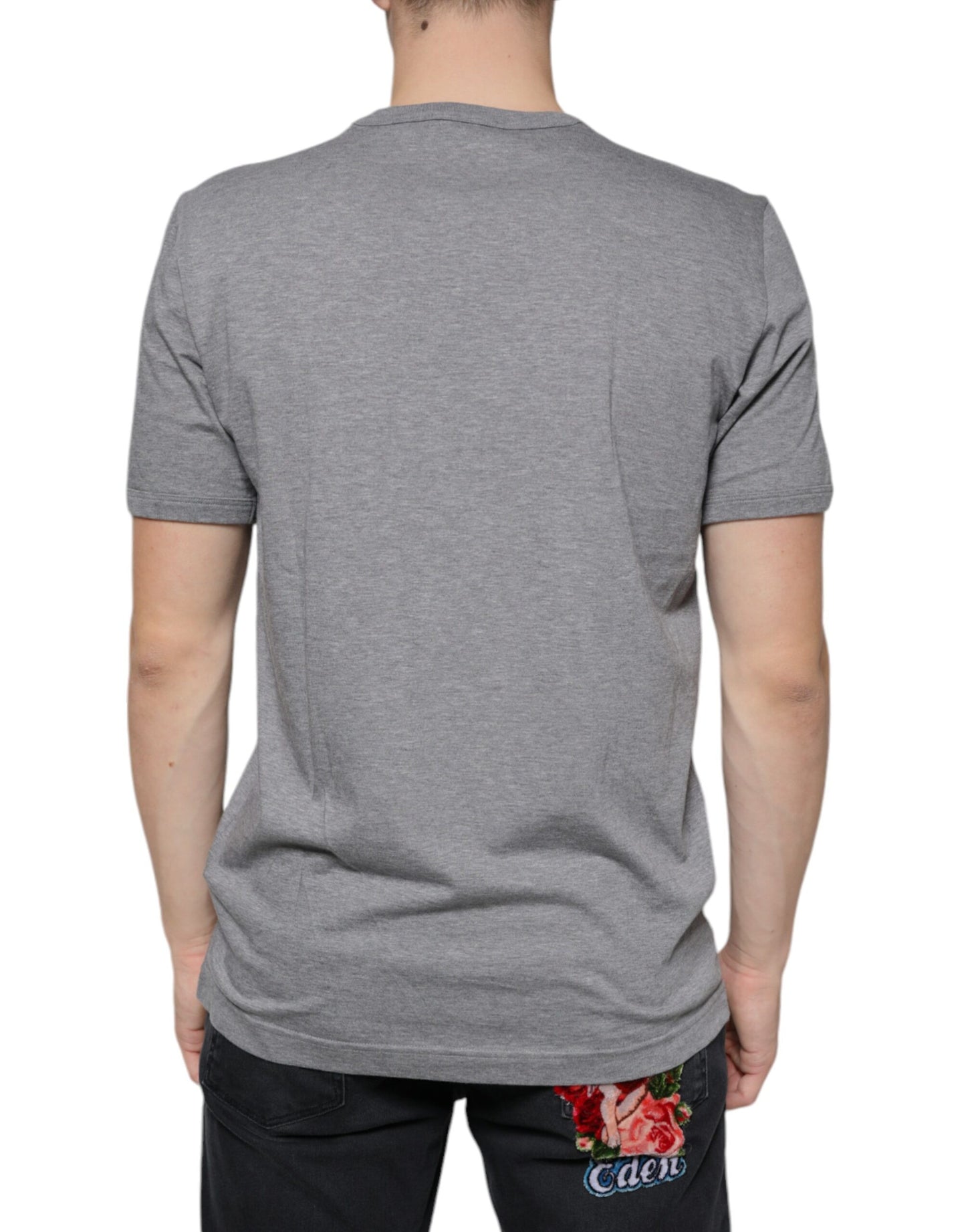 Dolce &amp; Gabbana Grå bomull #DGFamily kortärmad t-shirt