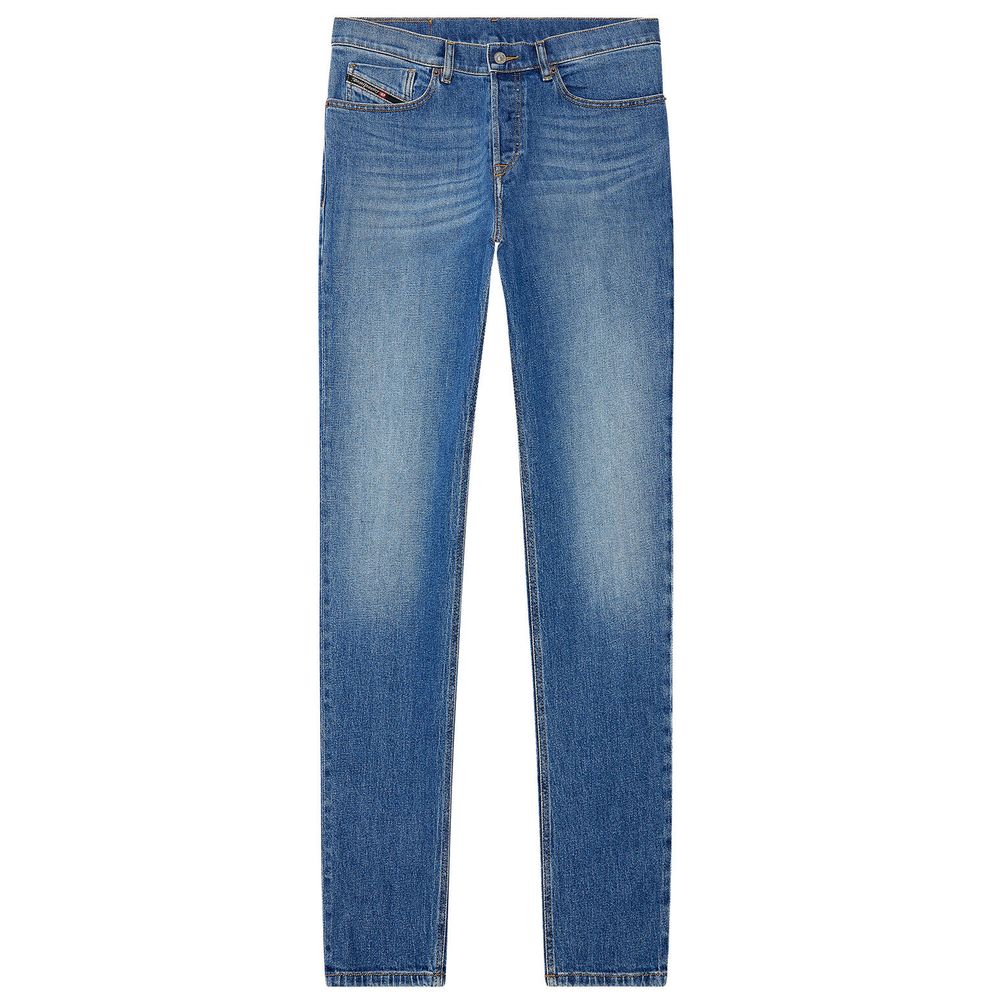 Blå bomullsjeans och byxor