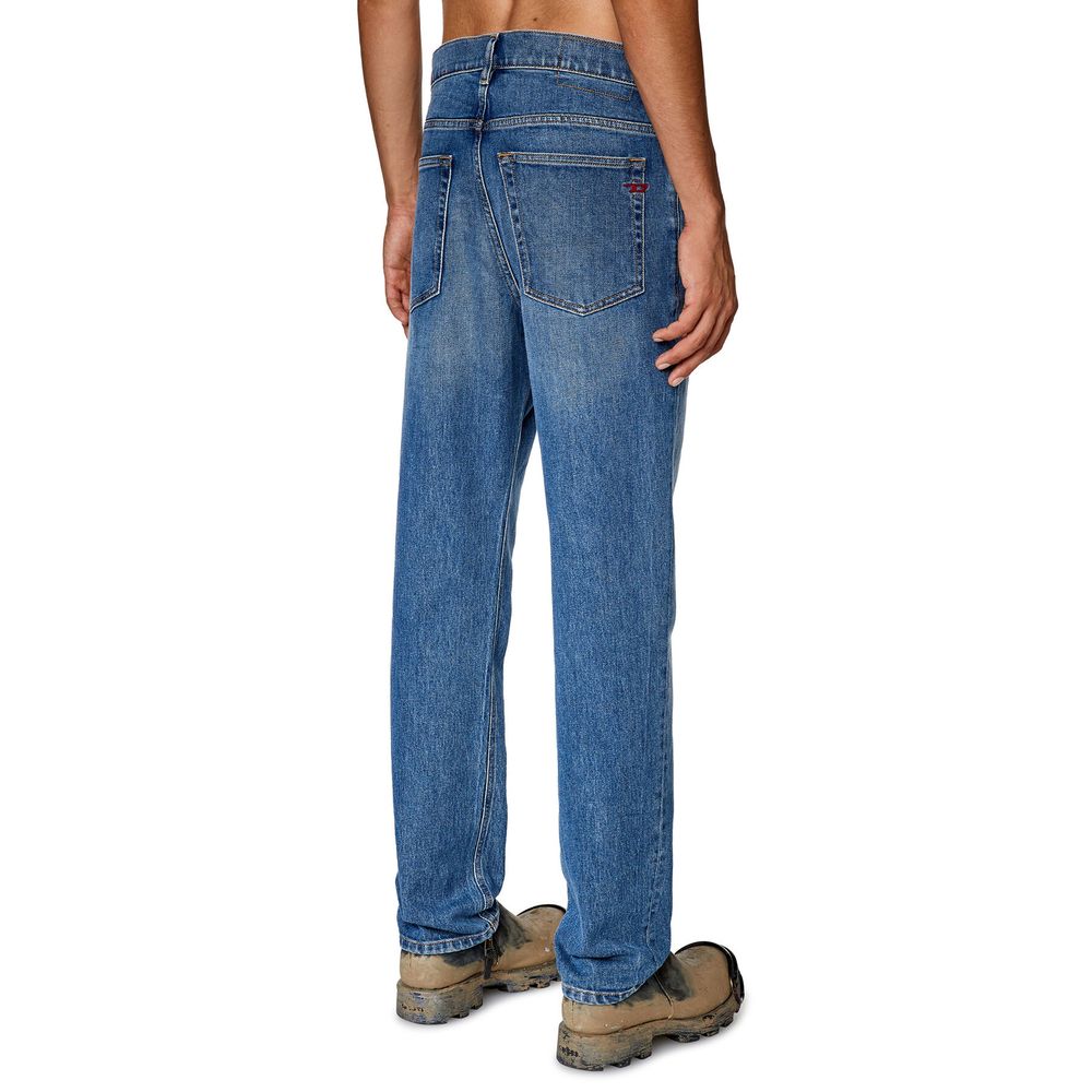 Blå bomullsjeans och byxor