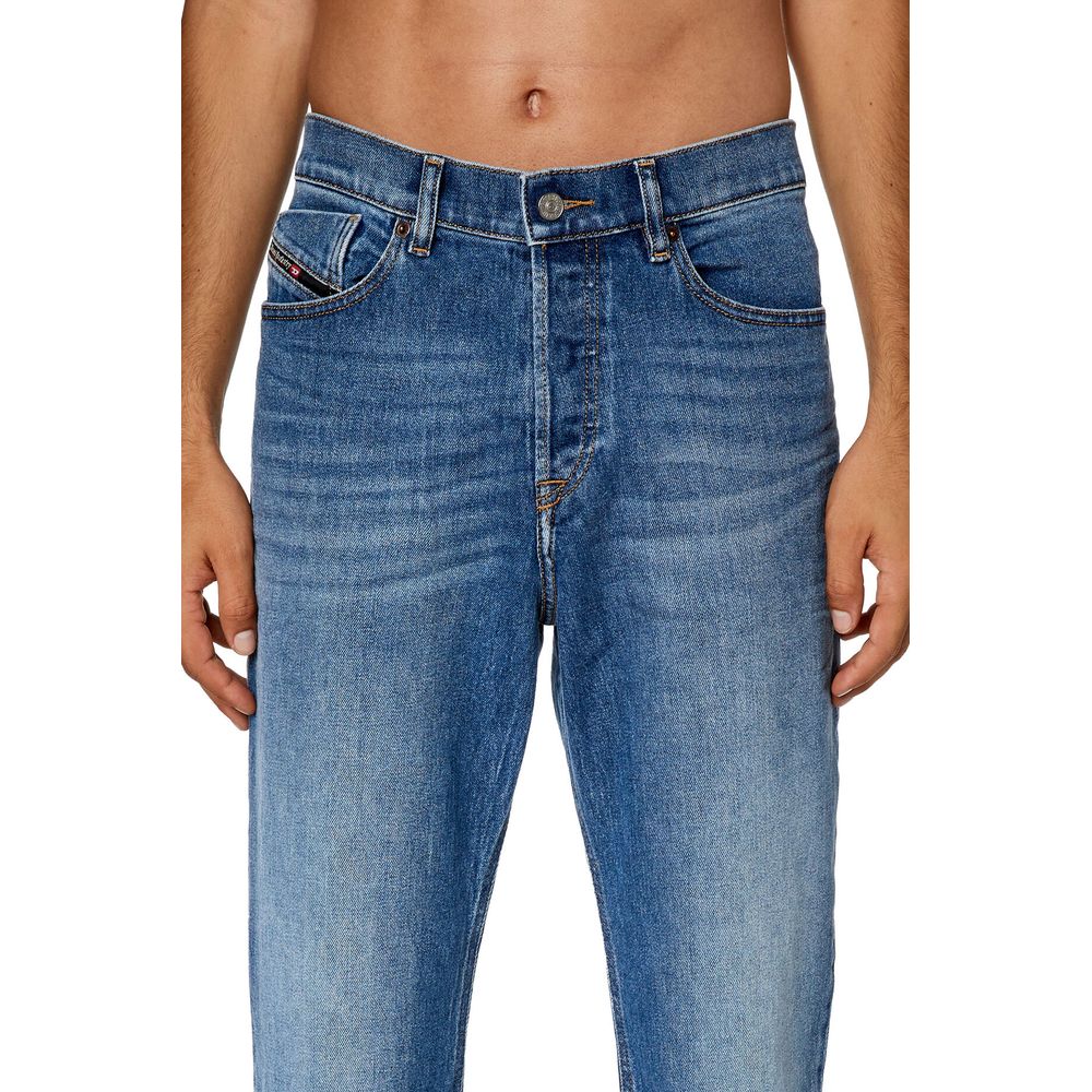 Blå bomullsjeans och byxor