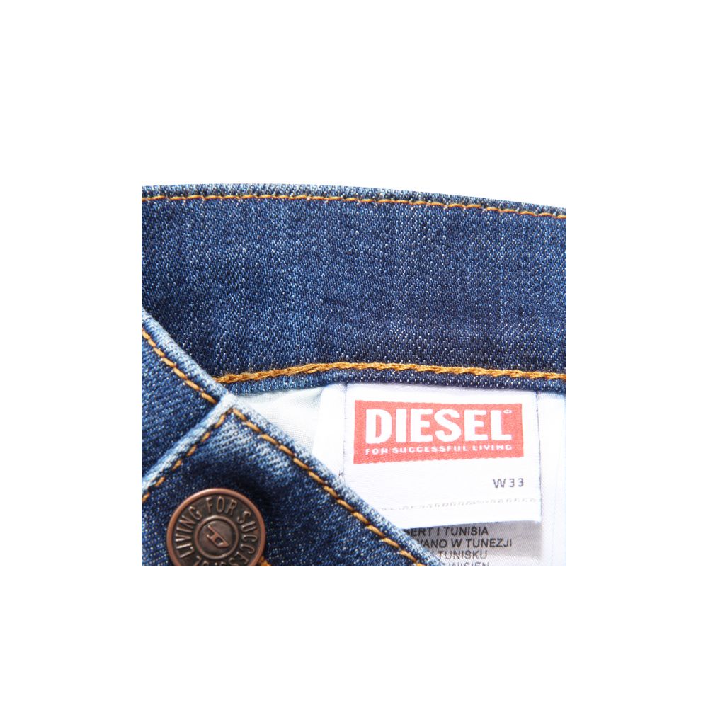 Blå bomullsjeans och byxor