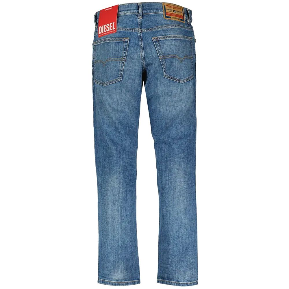 Blå bomullsjeans och byxor