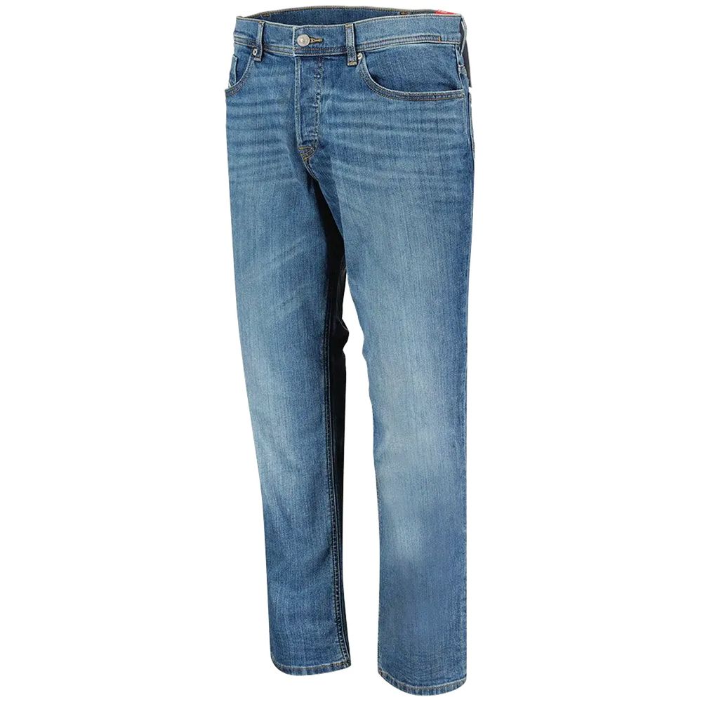 Blå bomullsjeans och byxor