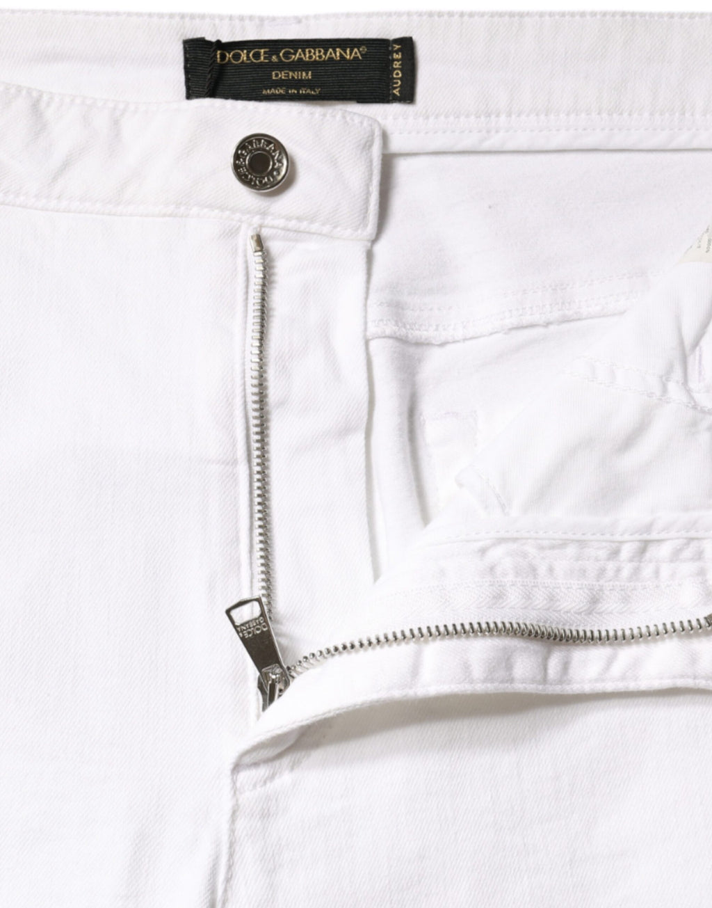 Vita stretchiga AUDREY skinny jeans i bomull