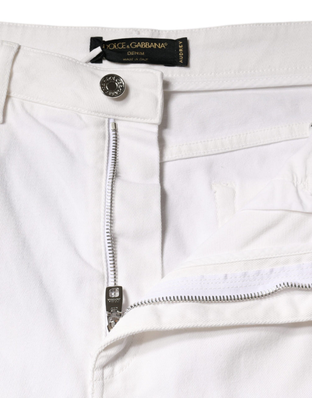 Vita stretchiga AUDREY skinny jeans i bomull