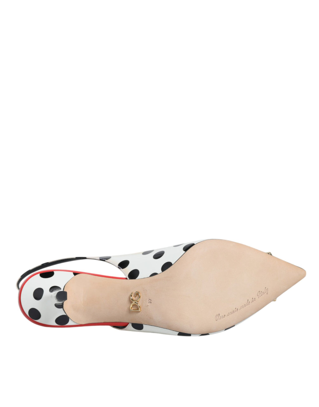Flerfargede krystallhæler slingback-sko