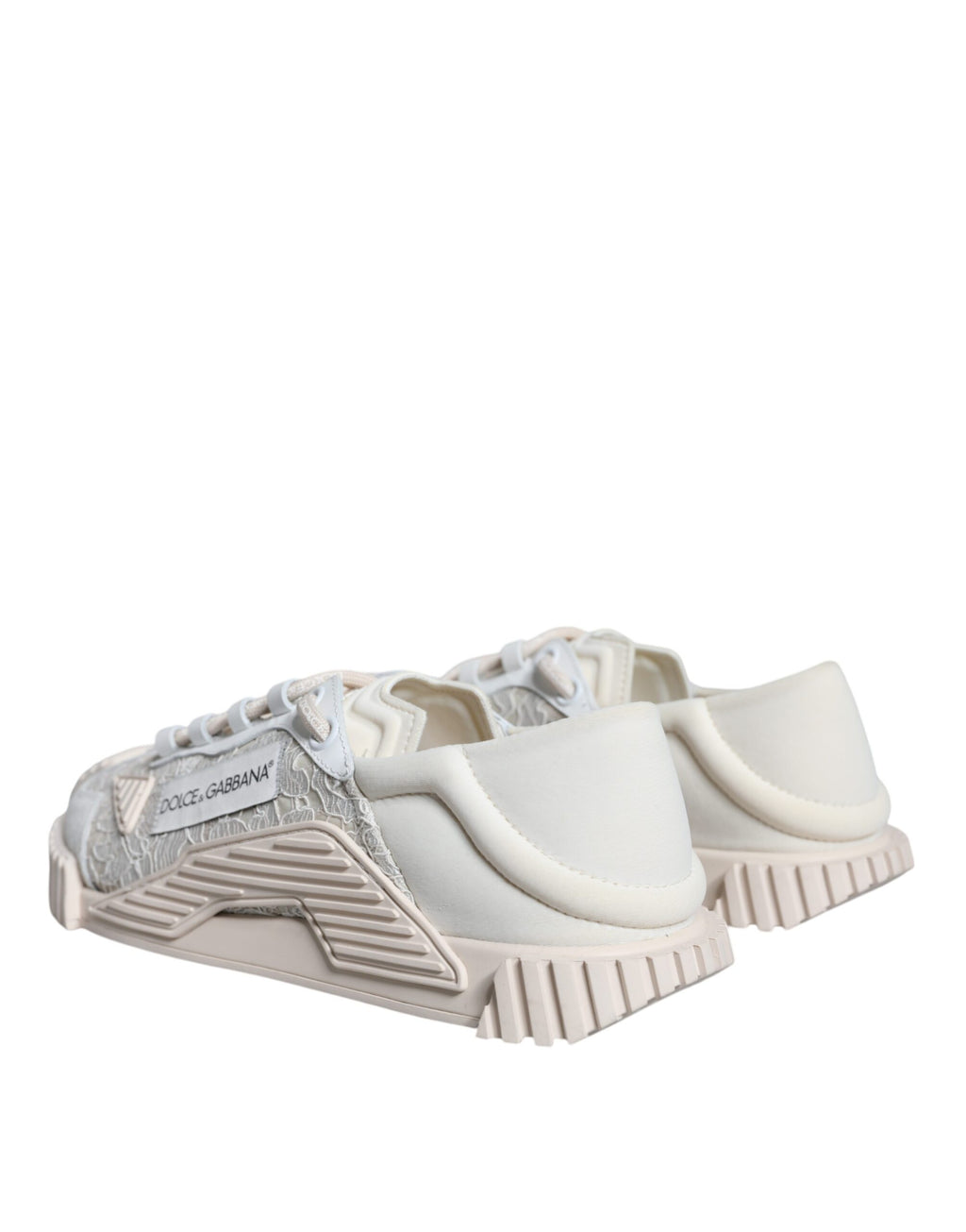 Vita NS1 låga sneakers i spets
