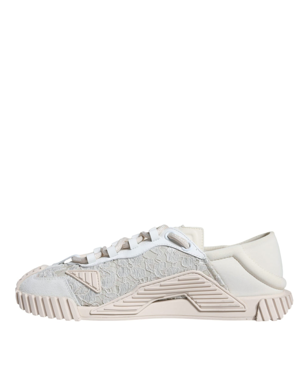 Vita NS1 låga sneakers i spets