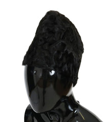 Dolce &amp; Gabbana svart Xiangao lammepelslue