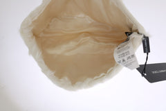 Dolce &amp; Gabbana Vit Xiangao Lammpälsmössa