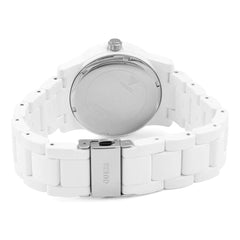 Guess White Rubber Dress Watch