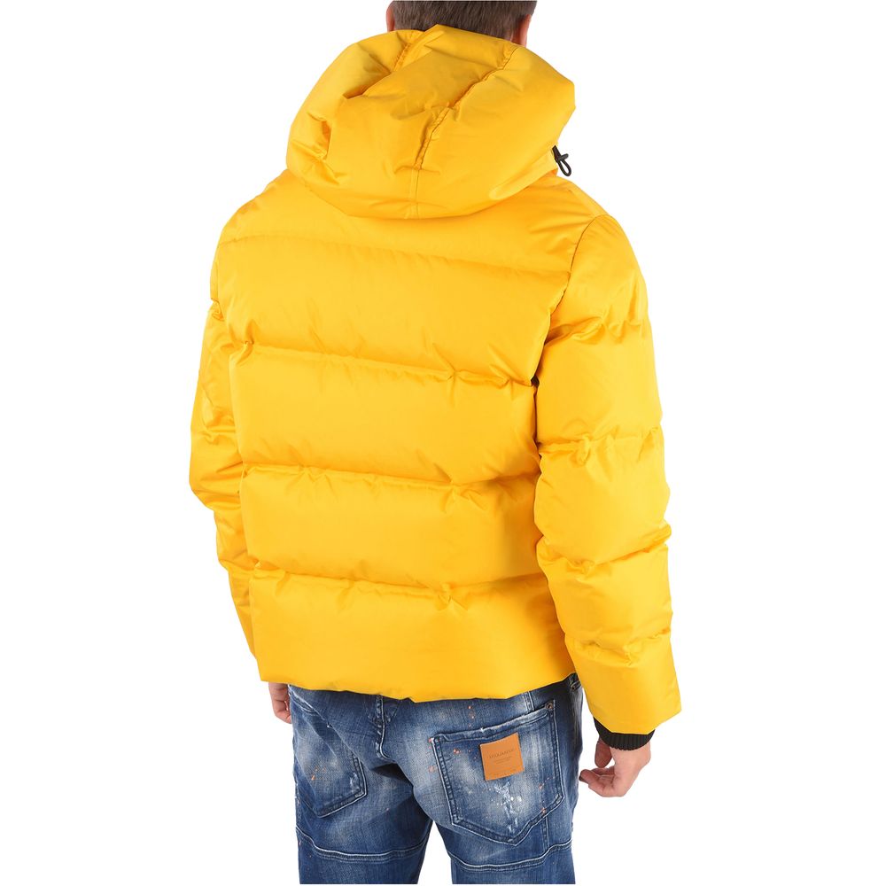 Dsquared² Gul Nylon Dunjacka För Herrar