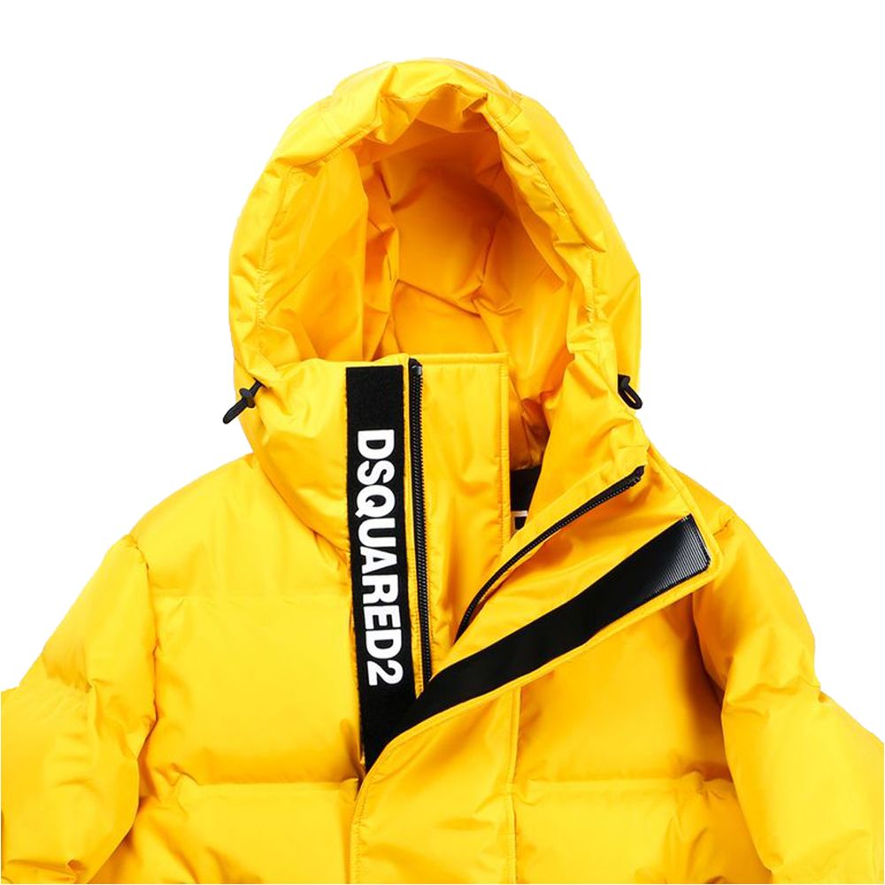 Dsquared² Gul Nylon Dunjacka För Herrar