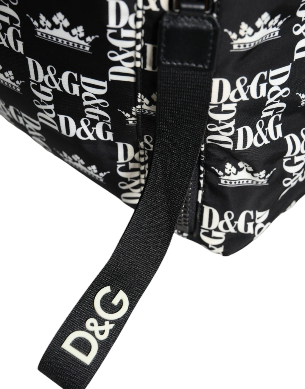 Svartvit DG Crown Logo Nylon Ryggsäck