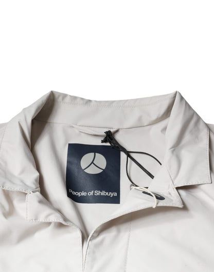 People Of Shibuya Off White Full Zip Jacket Herrjacka
