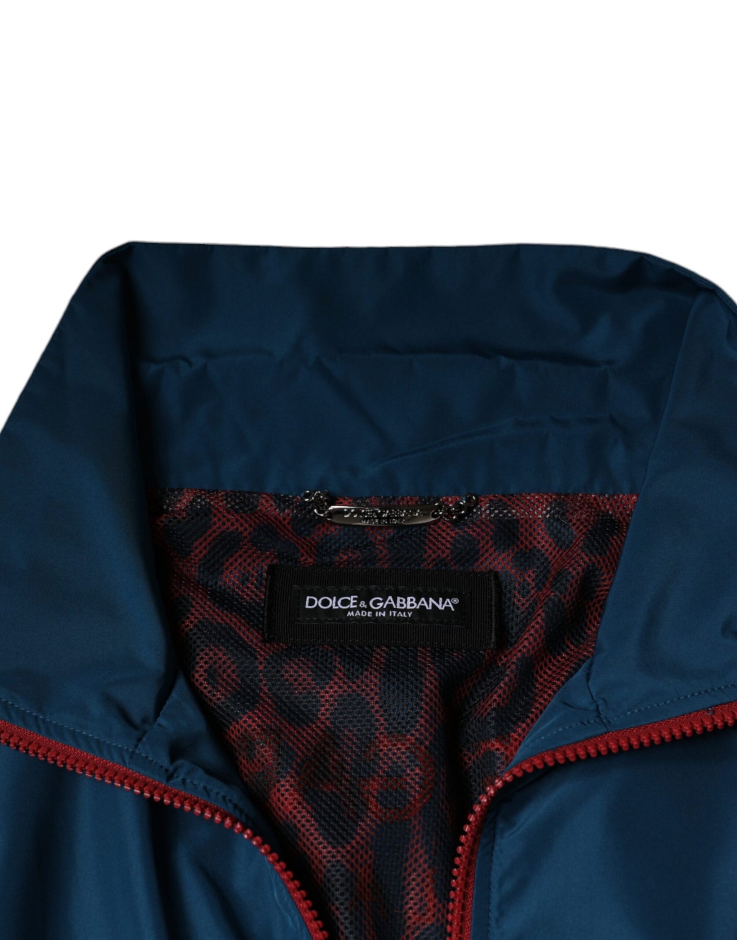Dolce &amp; Gabbana Flerfärgad Polyesterjacka med Hel Dragkedja