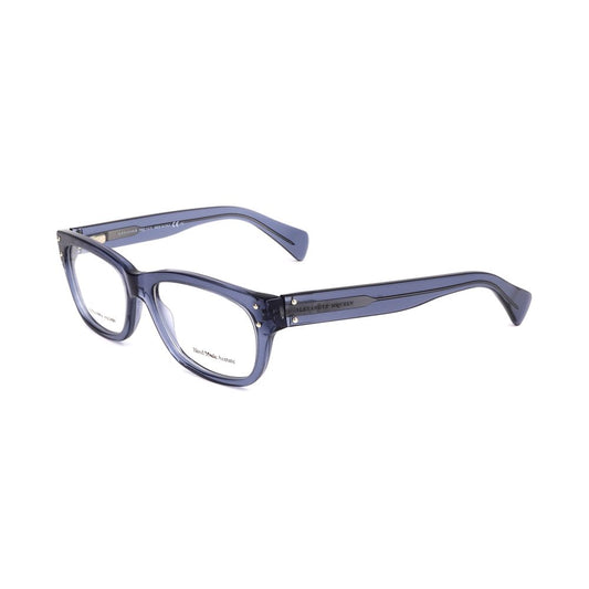Alexander McQueen blå acetatbågar