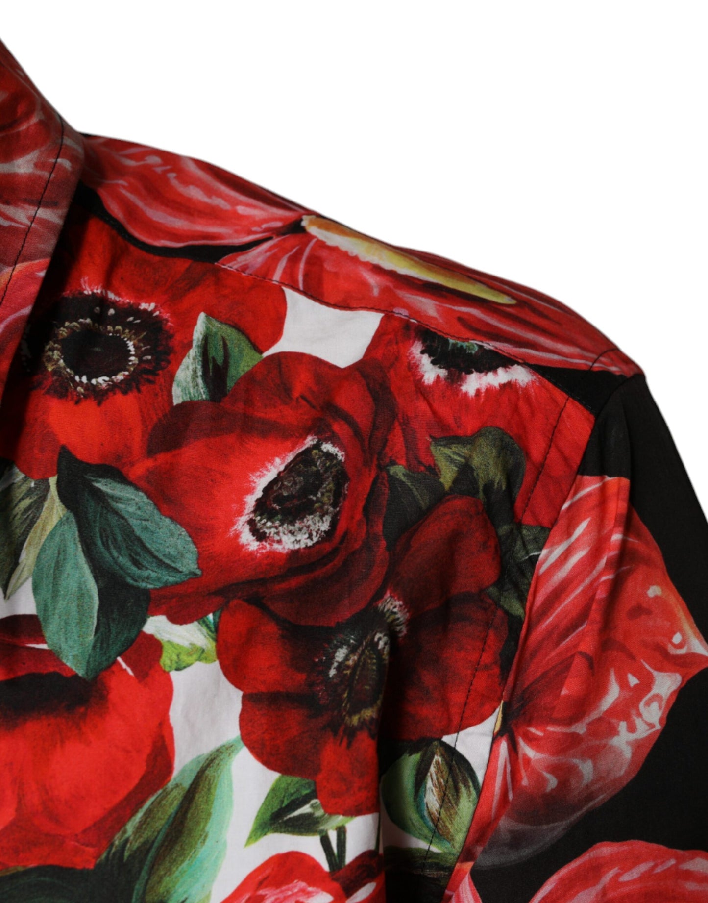 Dolce &amp; Gabbana Flerfärgad Anemone Button Down Casual Skjorta