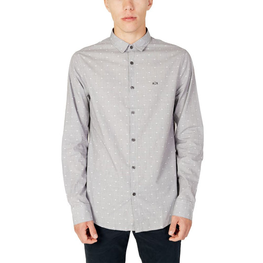 Armani Exchange svart bomullsskjorta