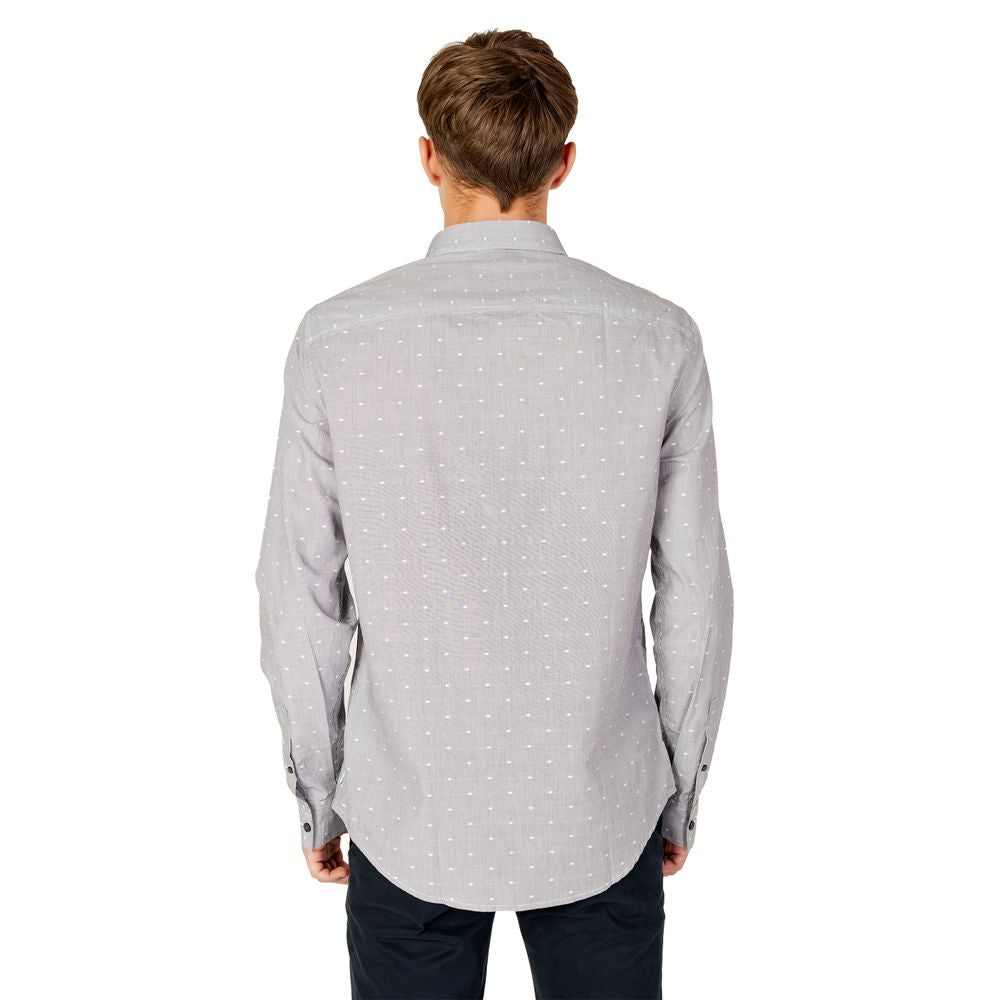 Armani Exchange svart bomullsskjorta