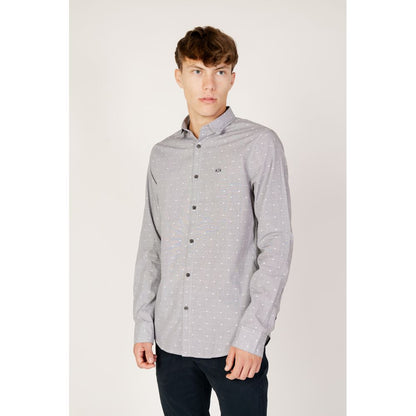 Armani Exchange svart bomullsskjorta