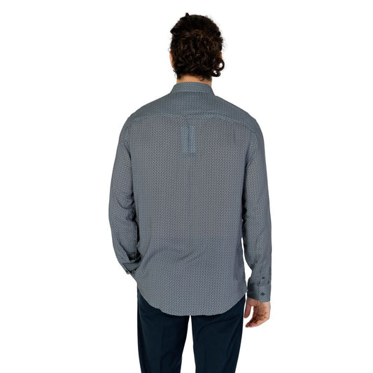 Armani Exchange Grå Viskosskjorta