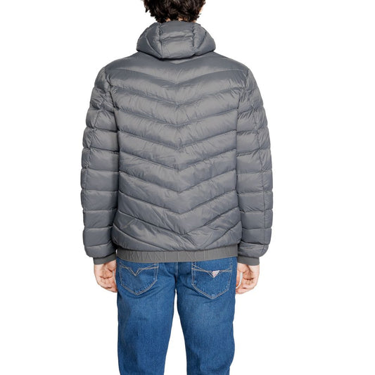 Armani Exchange Grå Polyesterjackor &amp; Kappa