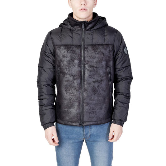 EA7 Emporio Armani Svarta Polyesterjackor &amp; Kappa