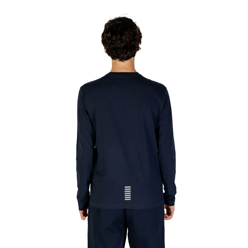 EA7 Emporio Armani Blå Bomull Långärmad