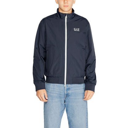 EA7 Emporio Armani Blå Polyamidjackor &amp; Kappa