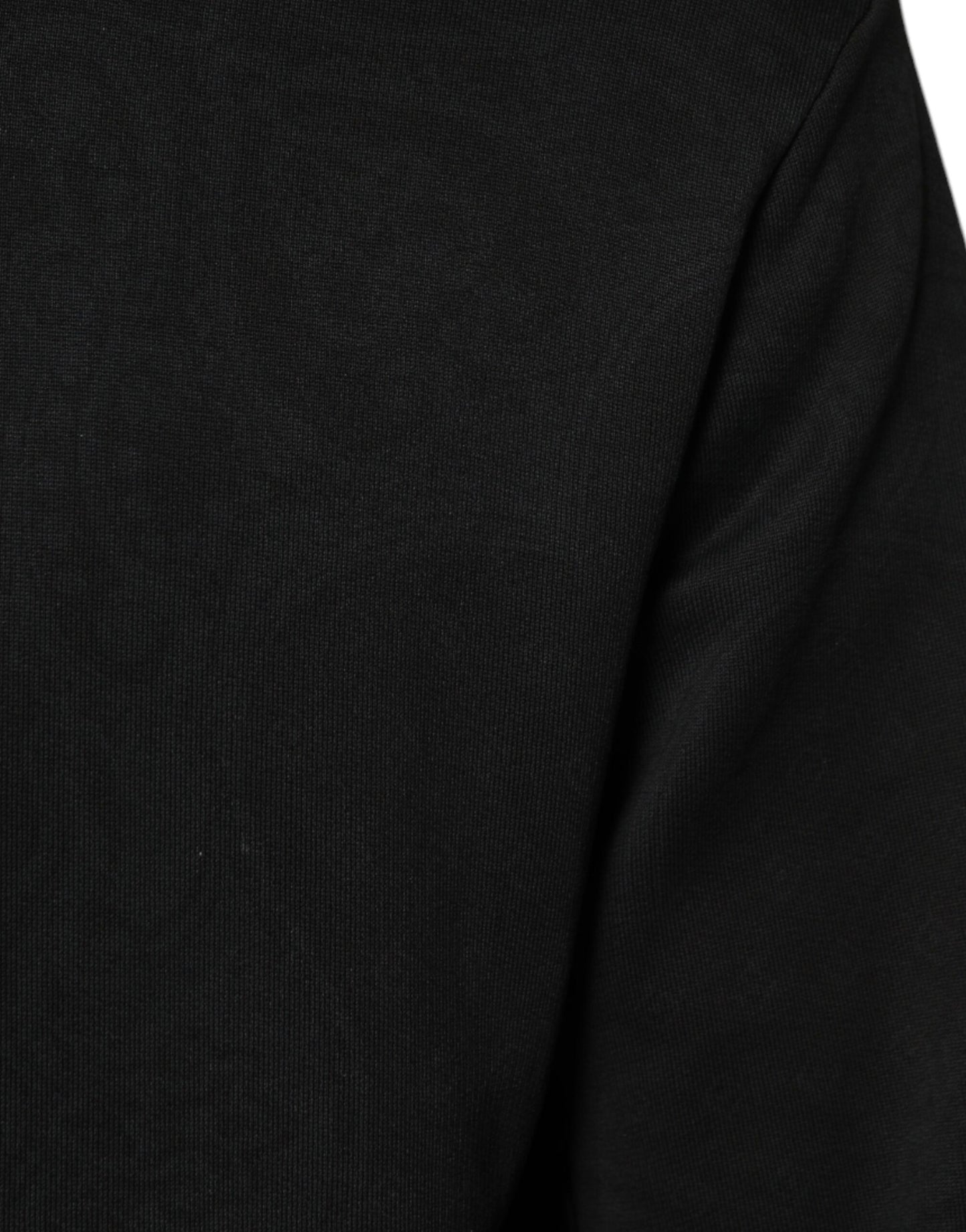 Dolce &amp; Gabbana Svart bomullsbomberjacka med dragkedja och huva