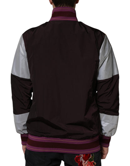 Dolce &amp; Gabbana Flerfärgad Full Zip Jersey Herr Bomberjacka