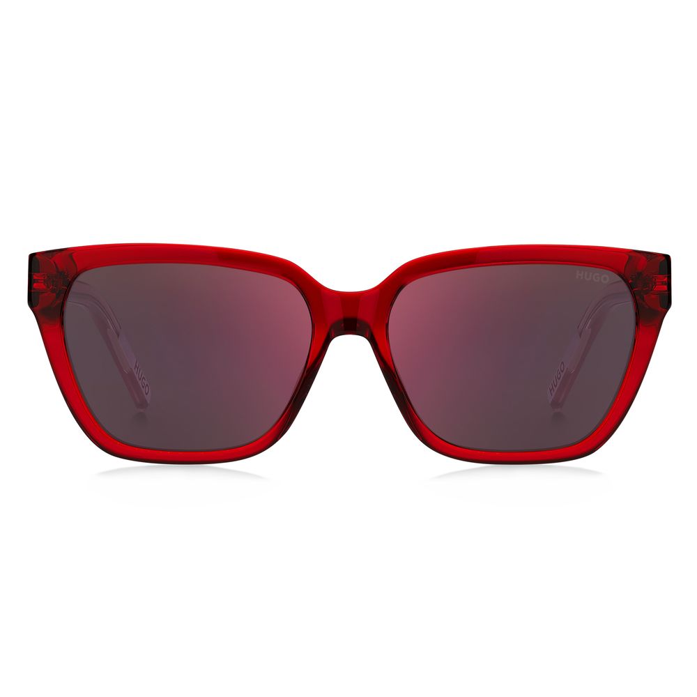 Röda Acetat Solglasögon