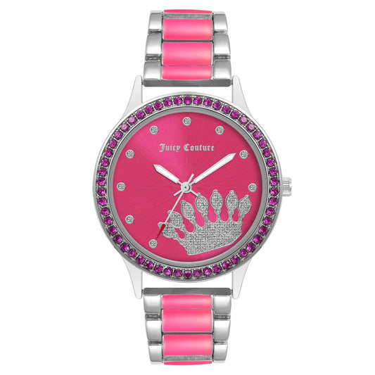 Juicy Couture flerfärgad metallklocka