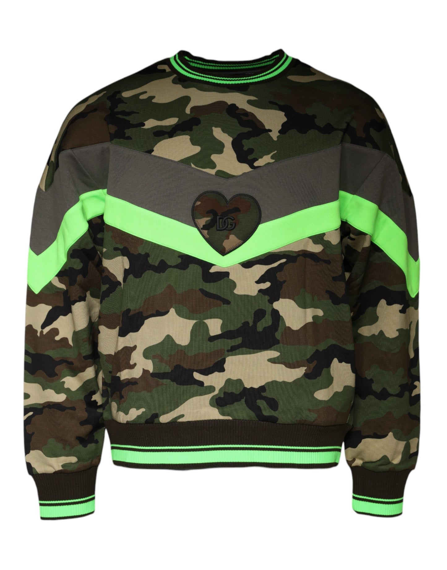 Dolce &amp; Gabbana Flerfärgad Kamouflage Sweatshirttröja