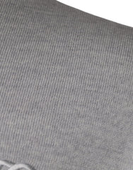 Dolce & Gabbana Light Gray Wool Crew Neck Pullover Sweater