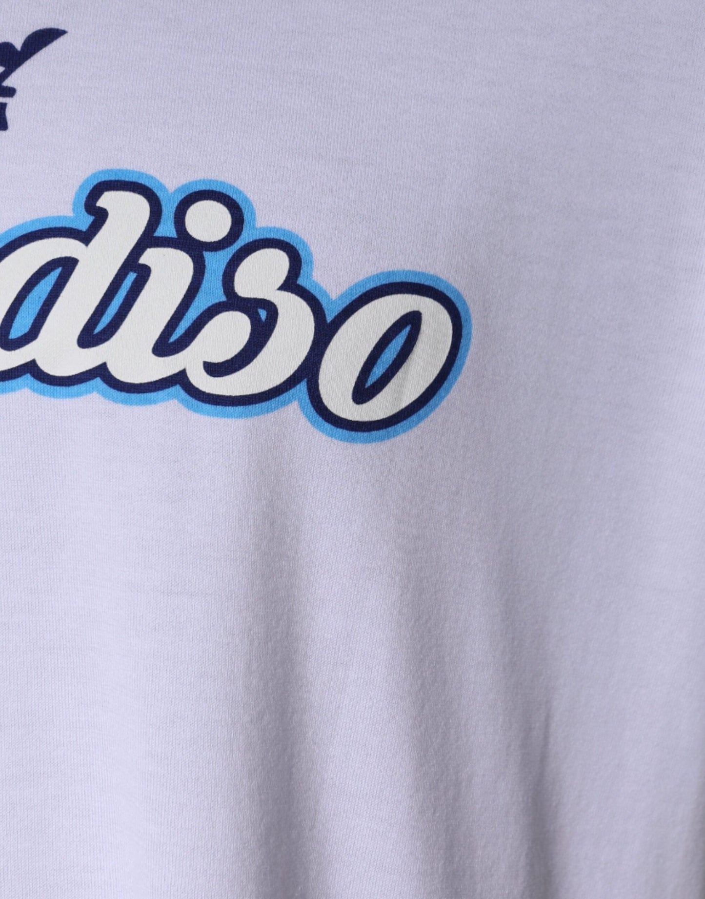 Dolce &amp; Gabbana Hvit Paradiso Bomulls-T-skjorte med korte ermer